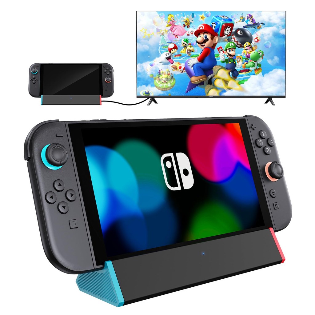 สถานีแท่นวางทีวีสําหรับ Nintendo Switch 2/OLED, เปลี่ยนสถานีเชื่อมต่อทีวีแบบพกพาสําหรับ Nintendo Switch 2017