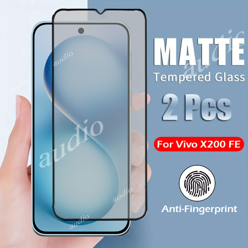 Vivo X200 FE 5Gคลุมทั้งหมดMatteกระจกนิรภัยสําหรับVivo X200 FE VivoX200 FE 5G 2025 Anti-Fingerprint M