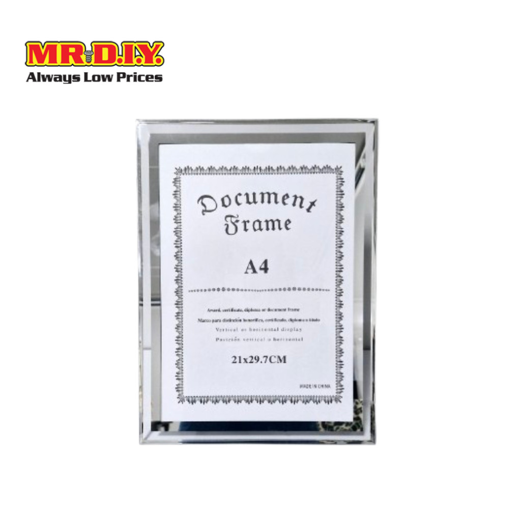 MR.D.I.Y. กรอบรูปสีเงิน ไซส์ A4 (ขนาด 21 x 29.7 ซม.)_8800770