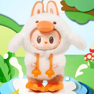 POPMART LABUBU Forest Fairy Tale Series จี้ตุ๊กตาไวนิล