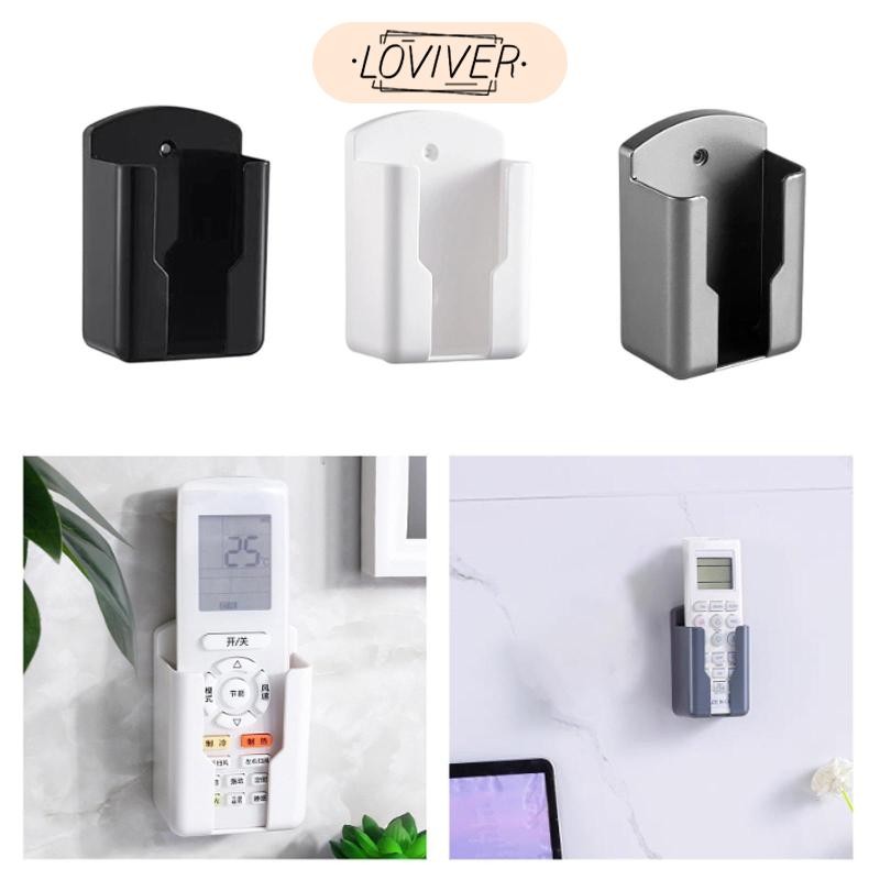 LOVIVER ที่วางรีโมทคอนโทรลคอนเทนเนอร์การเข้าถึงง่ายติดผนังสําหรับหอพักโรงแรมสํานักงาน - รูปที่ 4