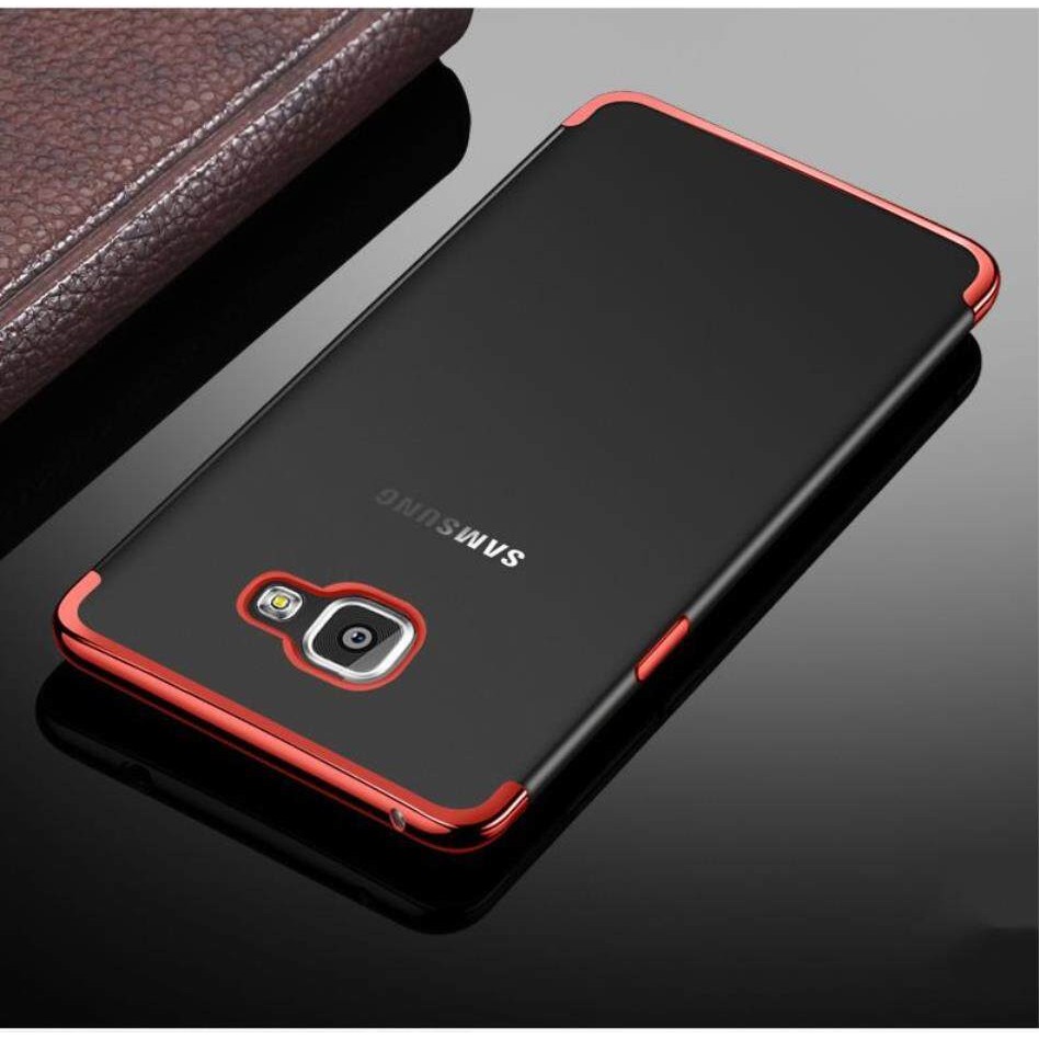 สําหรับ Samsung Galaxy A7 2017 Soft Case ชุบโปร่งใส Electroplate Shining Clear ปลอกฝาครอบที่อยู่อาศัย