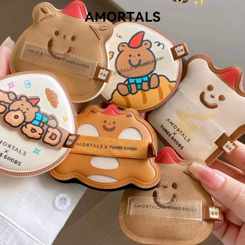 AMORTALS Puff Small Bread Puff Air Cushion Cotton Candy Makeup Tools