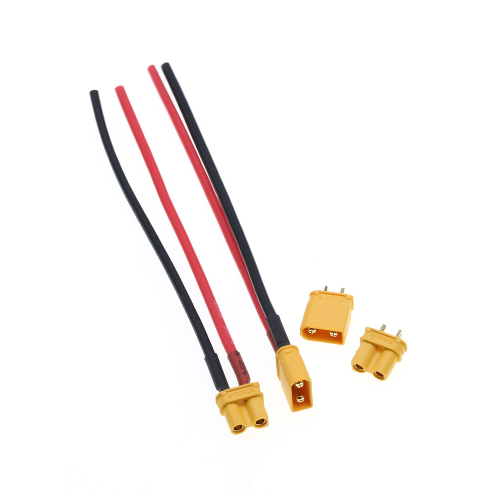 AMAS ปลั๊ก XT30U-F/M xt ปลั๊กปัจจุบันขนาดเล็กชายหญิงปลั๊กคู่ปลั๊กพร้อมสายปลั๊กแบตเตอรี่ลิเธียม