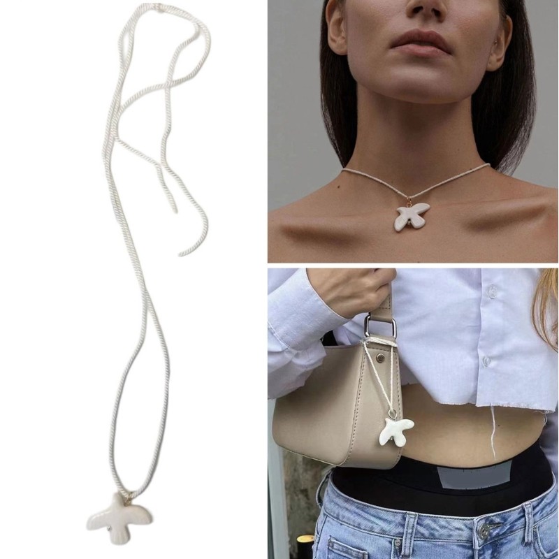 Www ต่างหูสร้อยคอโดฟส์สีขาวประณีตเน้นธีมสาขาที่สงบสุข