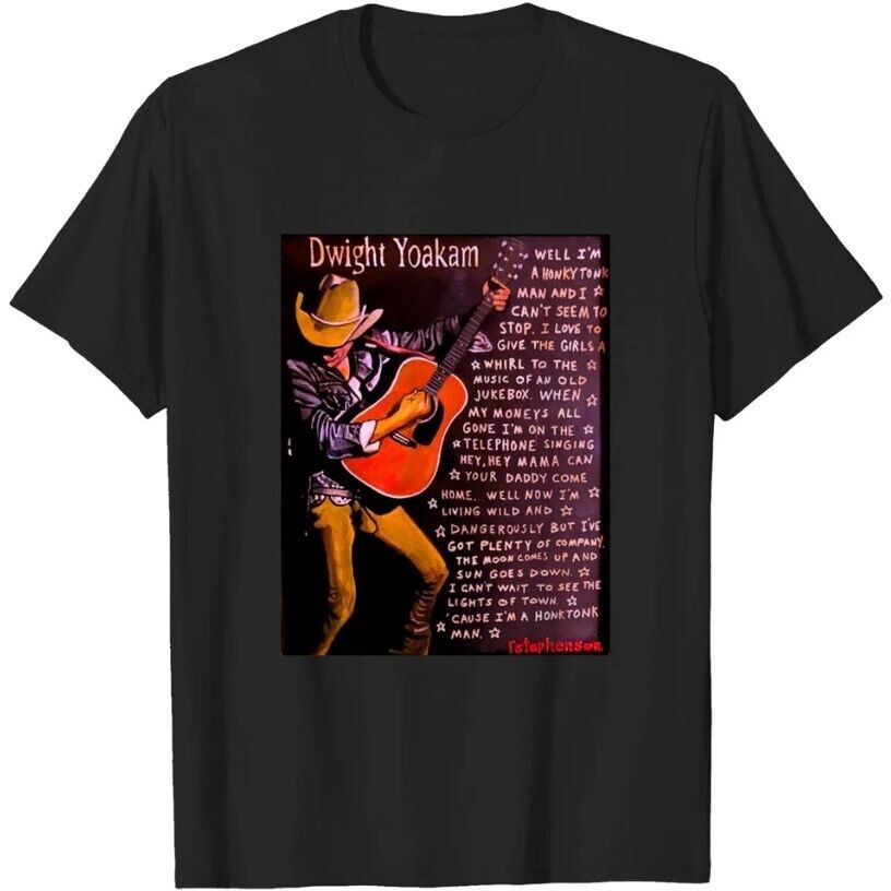 เสื้อ Dwight Yakam วินเทจ, เสื้อยืด Dwight Yakam, Unisex สําหรับครอบครัวและ F