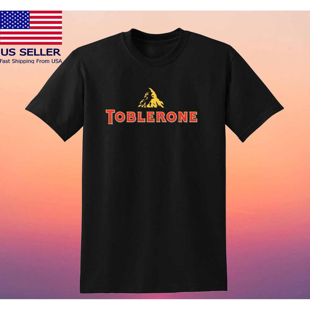 Toblerone Chocolate Lover Candy Bar เสื้อยืดสีดําผู้ชาย