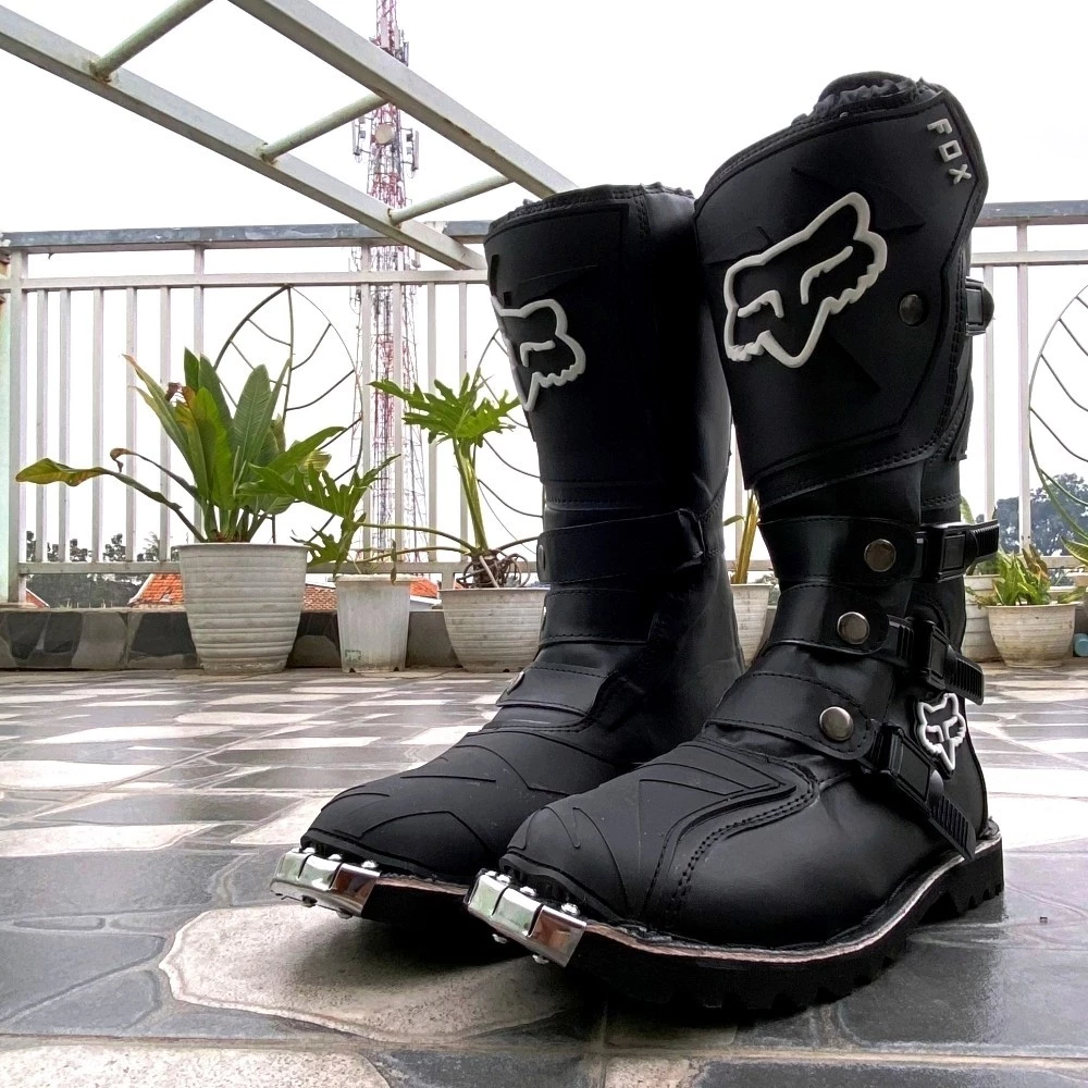 รองเท้า MOTOCROSS/TRAIL/MX พร้อมหัวเหล็ก GTX สําหรับผจญภัย/ทัวร์ริ่ง/ภูเขา - SFSB 001 thumbnail 4
