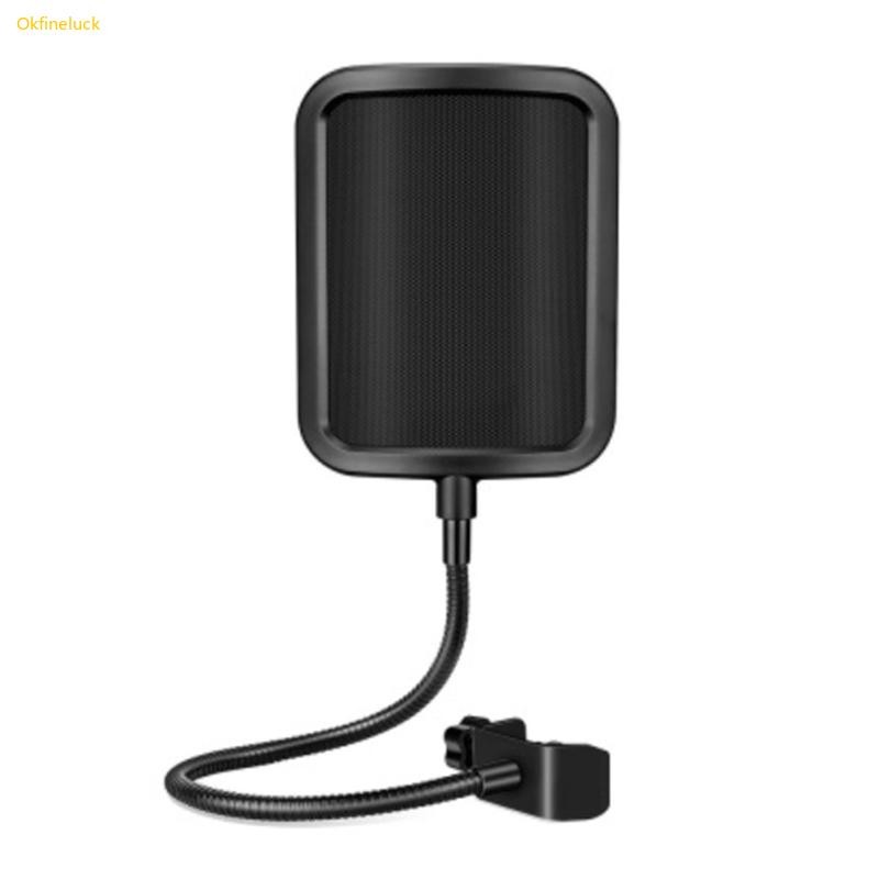 Okfi Professional Metal สําหรับ Pop Filter ง่ายต่อการตั้งค่าไมโครโฟนสําหรับ Pop Screen Cover