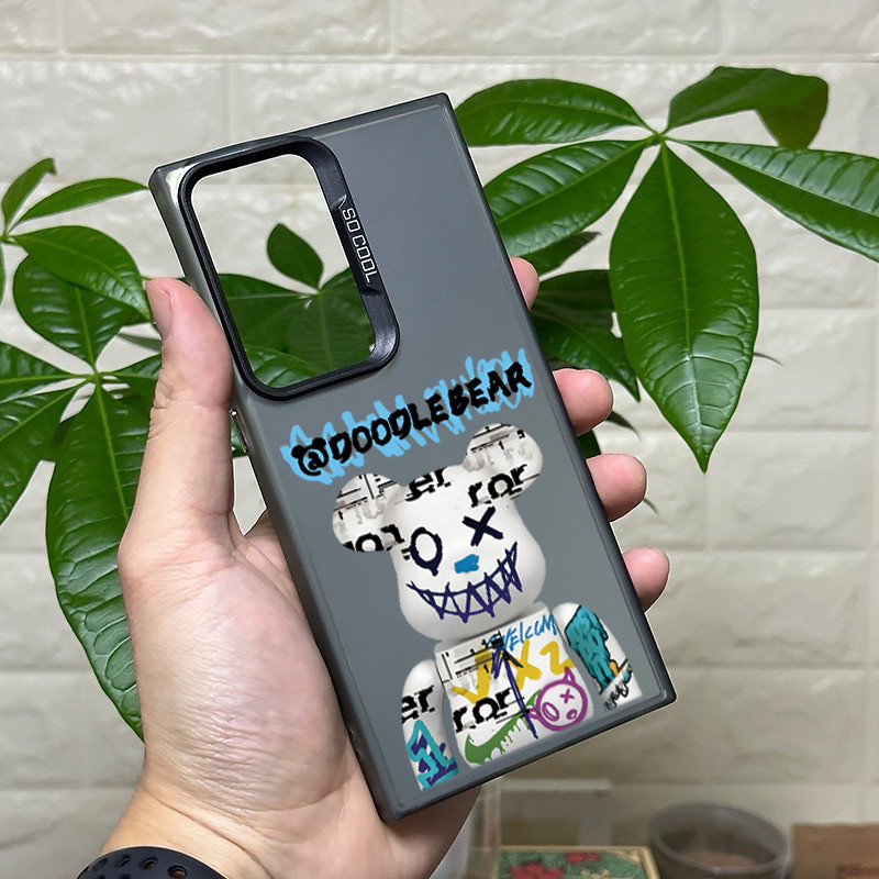 IMD เคส ลายการ์์ตูน เคส ผิวเงา สำหรับ SAMSUNG A56 A36 A26 A16 A06 S25 S25Plus S25Ultra รุ่นใหม่ 003