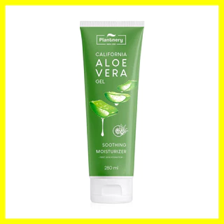 Plantnery Aloe Vera Soothing Gel 280ml เจลว่านหางจระเข้เข้มข้น สูตรสำหรับการพักและปลอบประโลมผิว.