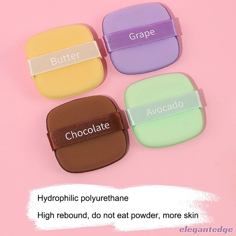Pudding Square พัฟสองด้าน Soft High Resilience BB Cream Liquid Foundation พัฟแป้ง