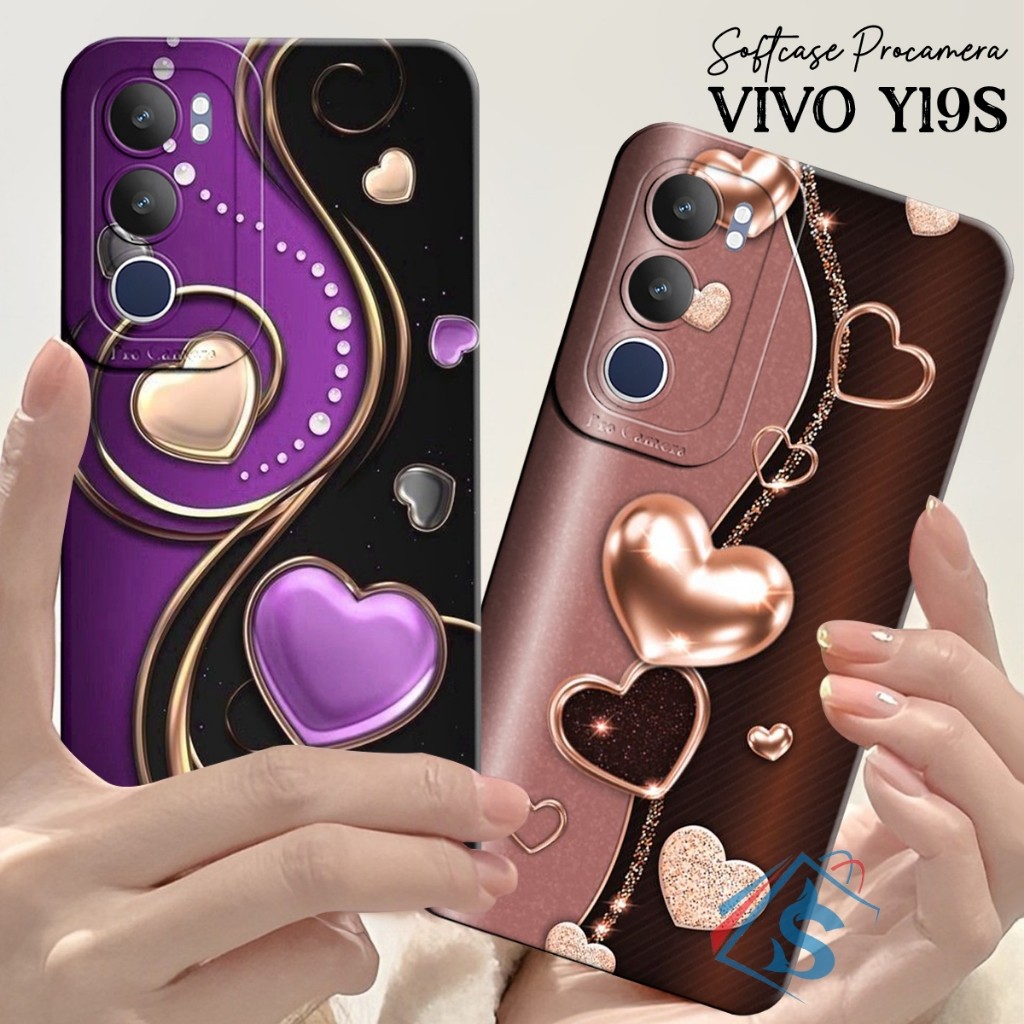 HP [SHARKCASE] Softcase For Vivo Y19S 4G 2024 / Y03 / Y03T / Y18 / Y28 / Y17S / Y27S / Y27 4G / Y27 
