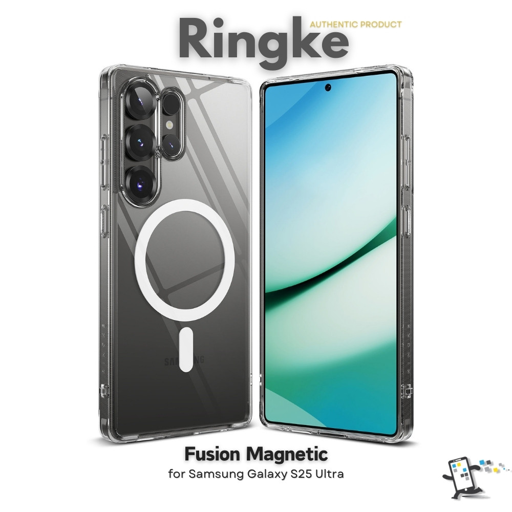 Ringke Fusion Clear Magnetic เคสสำหรับ Samsung Galaxy S25 Ultra
