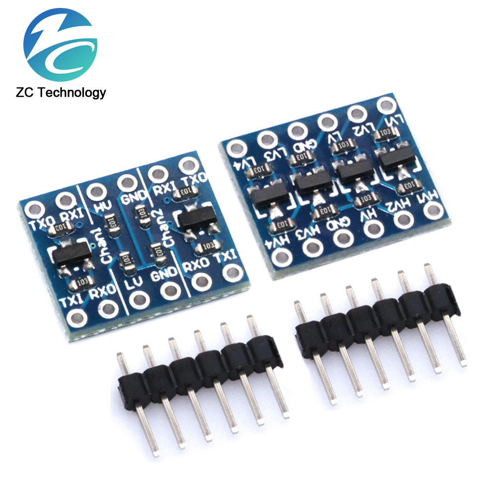 2 ทาง/4 ช่อง Modul IIC I2C Logic Level Converter Board Bi-Directional โมดูล 5V ถึง 3.3V สําหรับ Arduino
