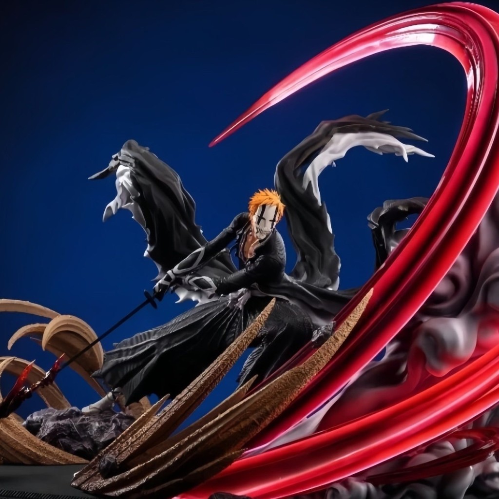 Hatake Ichigo Bleach Crescent Moon Sky Rush Kurosaki Ichigo GK Figure Statue Anime Model Scene Desk 