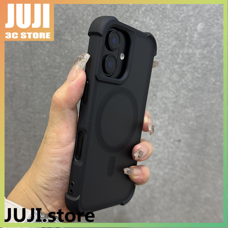 จูจิ เคสโทรศัพท์แม่เหล็กป้องกันการตกสี่มุมสําหรับ ไอโฟน 11 12 13 14 15 16 มือโปร สูงสุด 14/15/16 บวก ปลอกสี่มุมป้องกันการตกฮาร์ดปกหลัง
