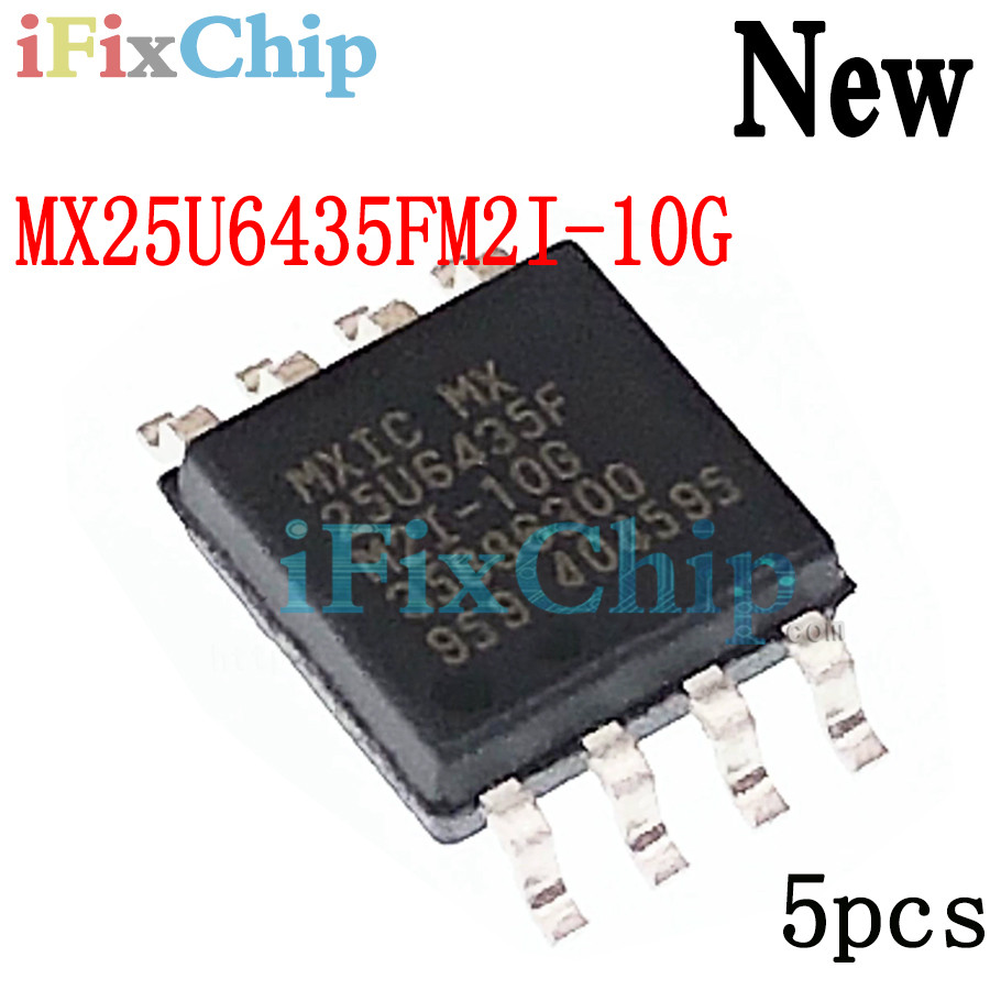 ((5 ชิ้น) ใหม่เอี่ยม MX25U6435FM2I-10G MX25U6435FM2I 10G 25U6435FM2I-10G 25U6435F sop-8