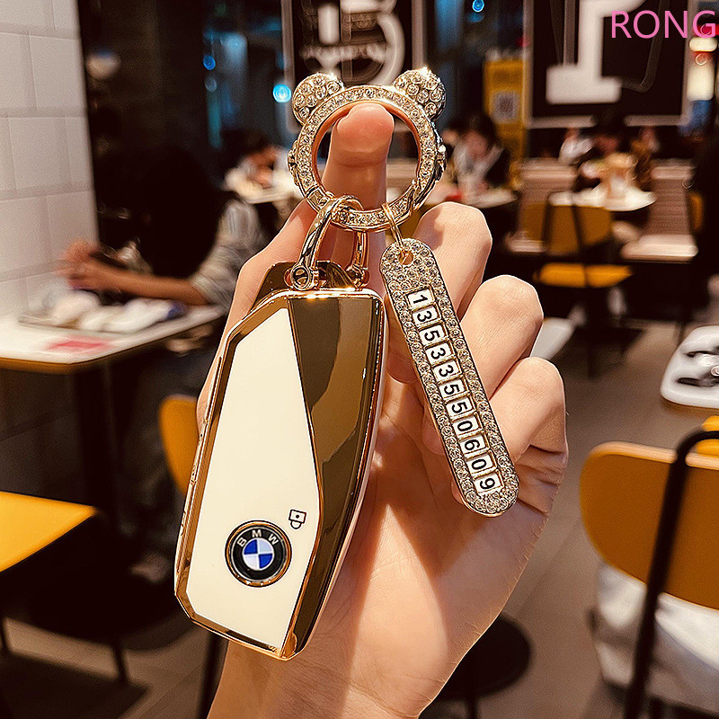 TPU ฝาครอบกุญแจรถสําหรับ BMW G07 X7 LCI X1 G70 7 Series G09 F98 X4M LCI G18 X5 G81 M3 I20 IX ผู้ถืออ