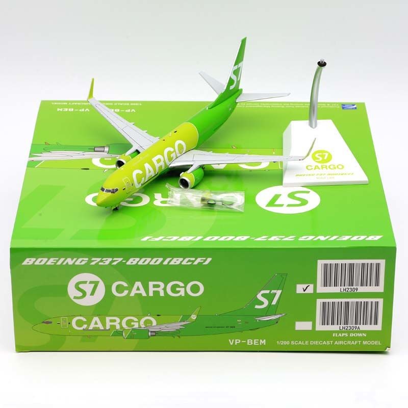 1: 200 JC Wings LH2309 Siberia Airlines B737-800BCF VP-BEM