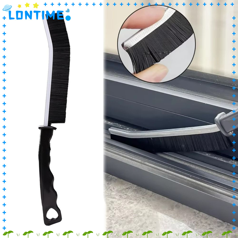 LONTIME แปรงทําความสะอาดรอยแยก,ด้ามยาวความลึกติดตาม Groove Cleaner,คุณภาพสูงมัลติฟังก์ชั่ทนทาน Hard Bristle Gap เครื่องมือทําความสะอาดห้องครัว
