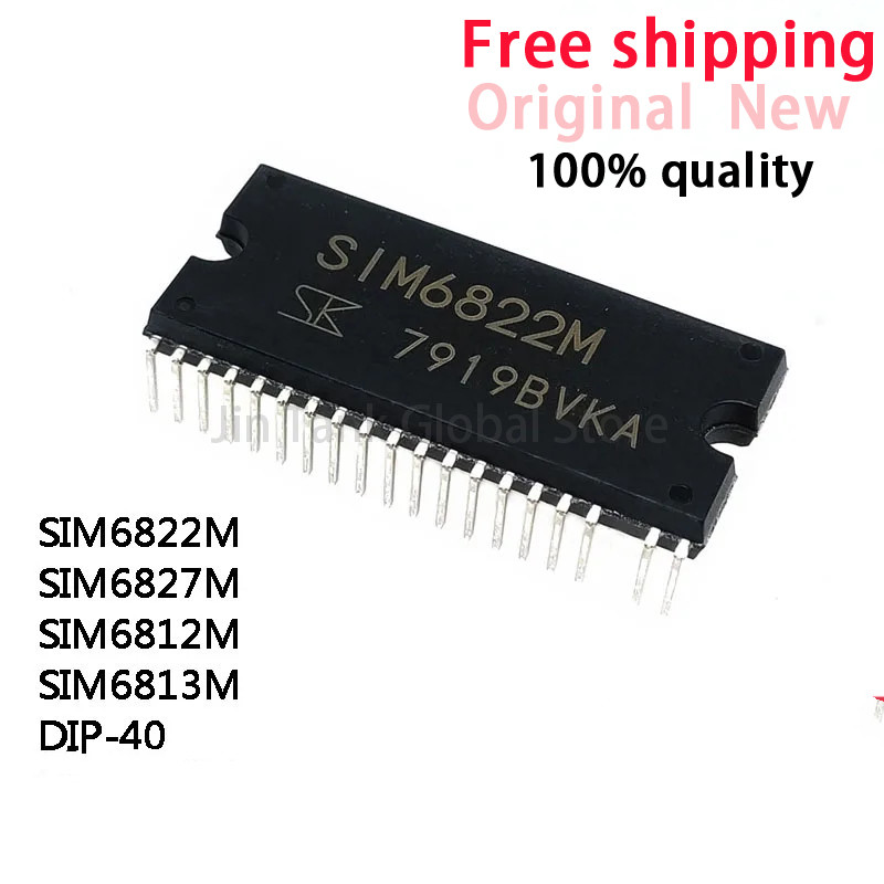 1pcs SIM6822M SIM6822 SIM6827M SIM6822 SIM6812M SIM6813M SIM6812 SIM6813 DIP-40 สต็อกขายส่ง