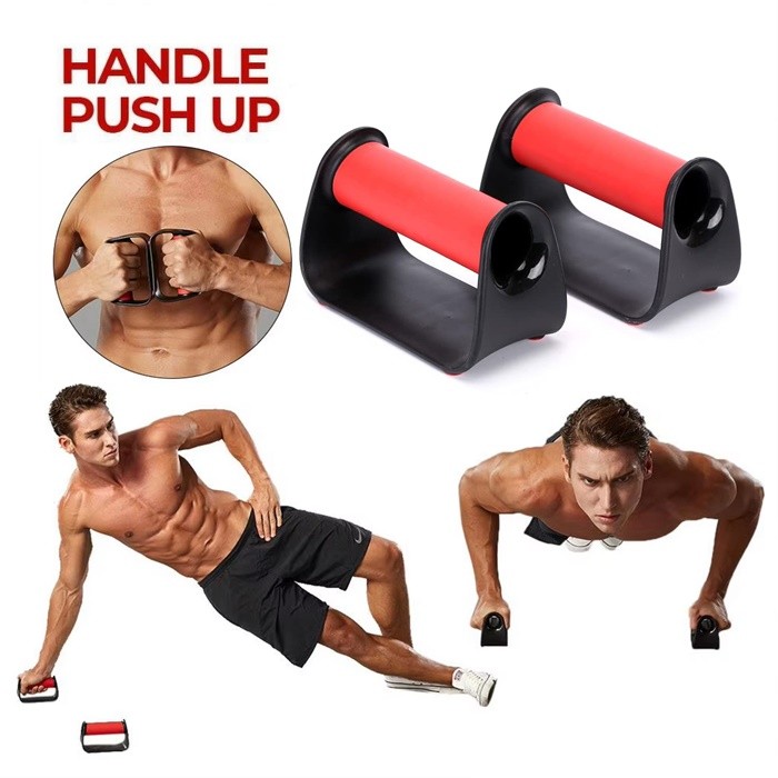 Push Up Bar สําหรับฟิตเนสยิมการออกกําลังกายการฝึกอบรม Push Up Bar Grip (Ergonomic Grip) 胸多 功率能板