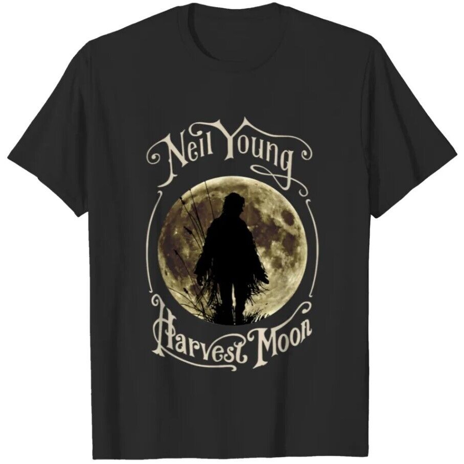 เสื้อ Neil Young Harvest Moon เสื้อยืด Neil Young เสื้อเพลง Country Rock