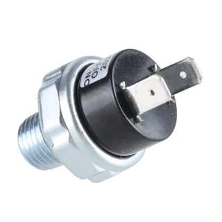 LUOLVTH สวิตช์ความดันอากาศ, 1/4 "NPT 12 V/24 V Air Compressor Switch, แบบพกพา 70-100/90-120/110-140PSI สวิตช์ความดันสําหรับ Air Tank อลูมิเนียมอัลลอยด์ควบคุม
