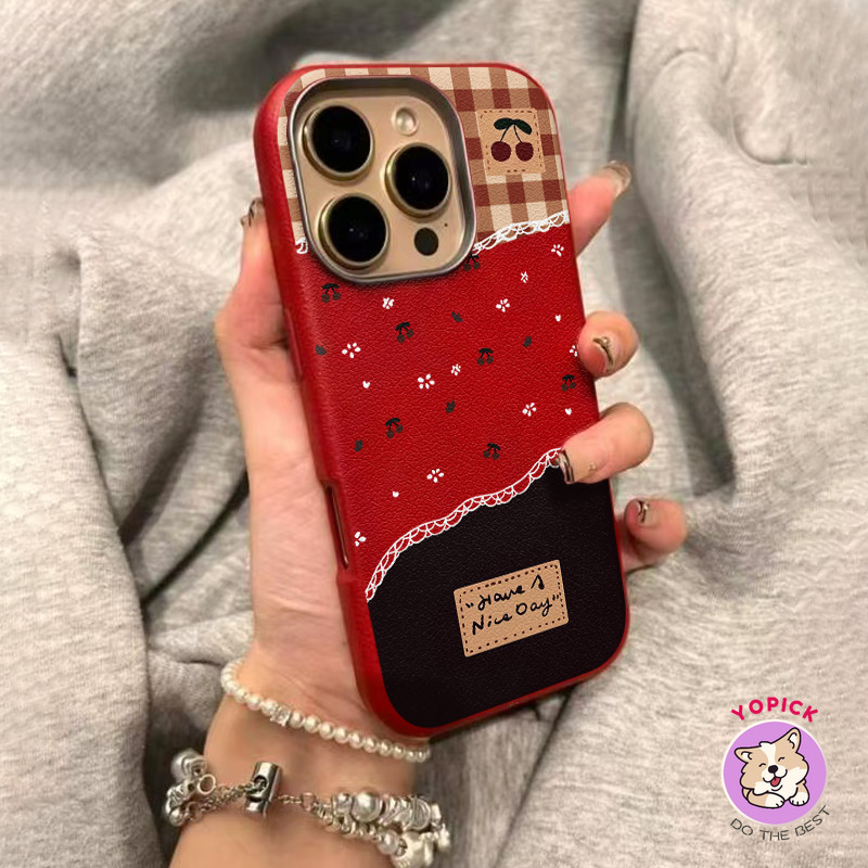 สําหรับiphone 16 16Pro 16Plus 16Pro Max 11 12 13Pro Max 14Plus 15Proโทรศัพท์VINTAGEดอกไม้เล็กๆกรณีXR XS Max 7 8Plus SE2020 การ์ตูนฝาครอบโทรศัพท์หนังนุ่มสาวผู้ชายWeman SP