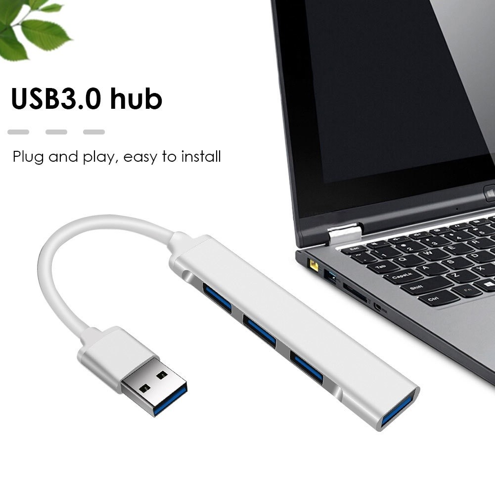 อแดปเตอร์ OTG USB 3.0 Type-C Hub 4 พอร์ต แปลงสาย สําหรับ พีซี คอมพิวเตอร์ โน้ตบุ้ค มือถือ แท็บเลต รุ่นพิเศษ
