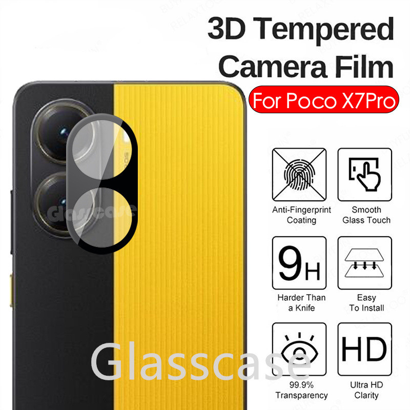 1-3pcs ฟิล์มกันรอยกล้องสําหรับ Xiaomi Poco X7 F7 M7 pro X7pro F7pro F7ultra M7pro PocoF7pro PocoX7pr