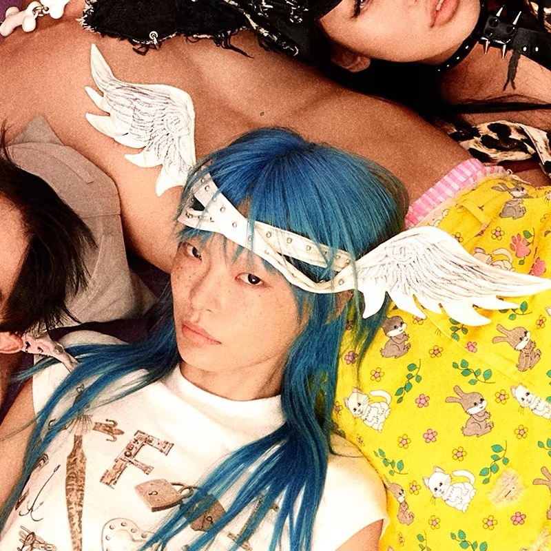 Y2g Shinjuku Style Design Niche New Style Angel Wings Collar <Angel Arm> Angel Wings Collar