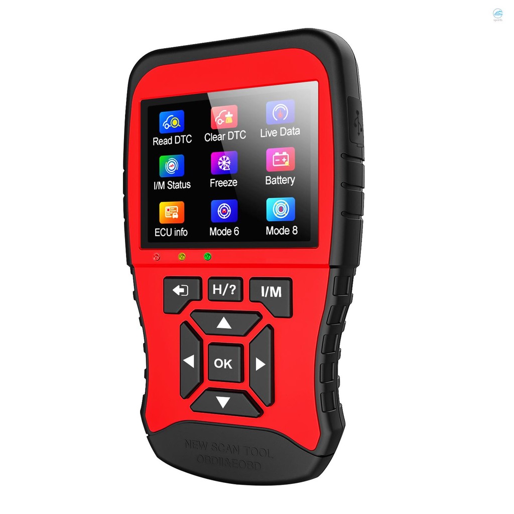 Crth JDIAG JD906 รถ OBDII & CAN เครื่องสแกนเนอร์รหัส Reader เครื่องมือสแกนวินิจฉัยรถยนต์ One click I/M Readiness Monitor กราฟเคล็ดลับรหัสข้อมูลสด/ซ่อมโหมดทดสอบแบตเตอรี่