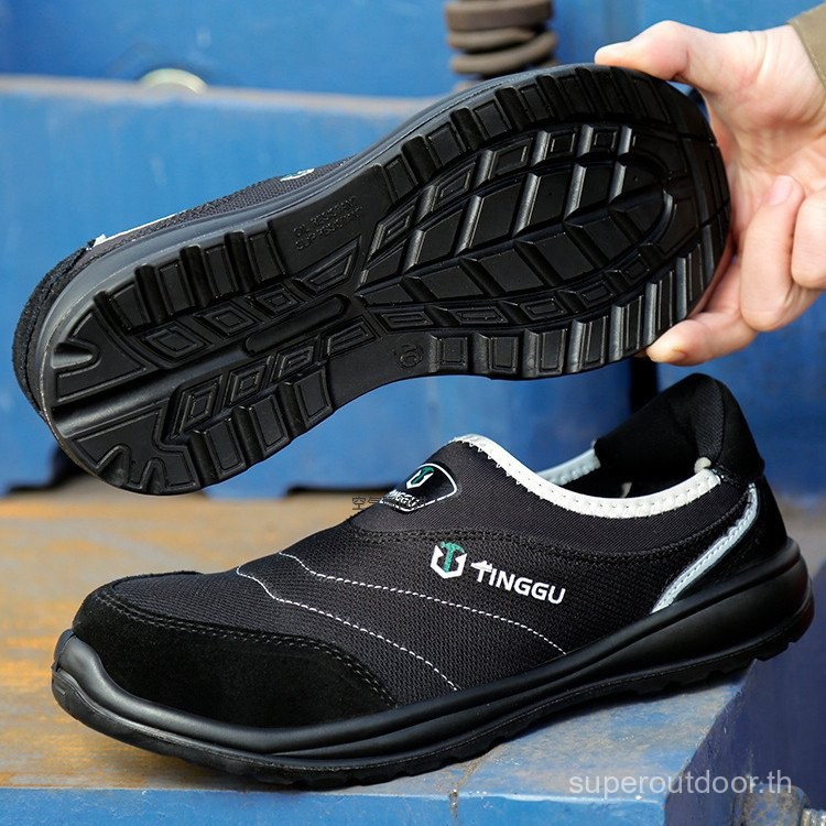 รองเท้าเซฟตี้ STEEL TOE SAFETY Shoes Men Women Fashion ESD 44BU