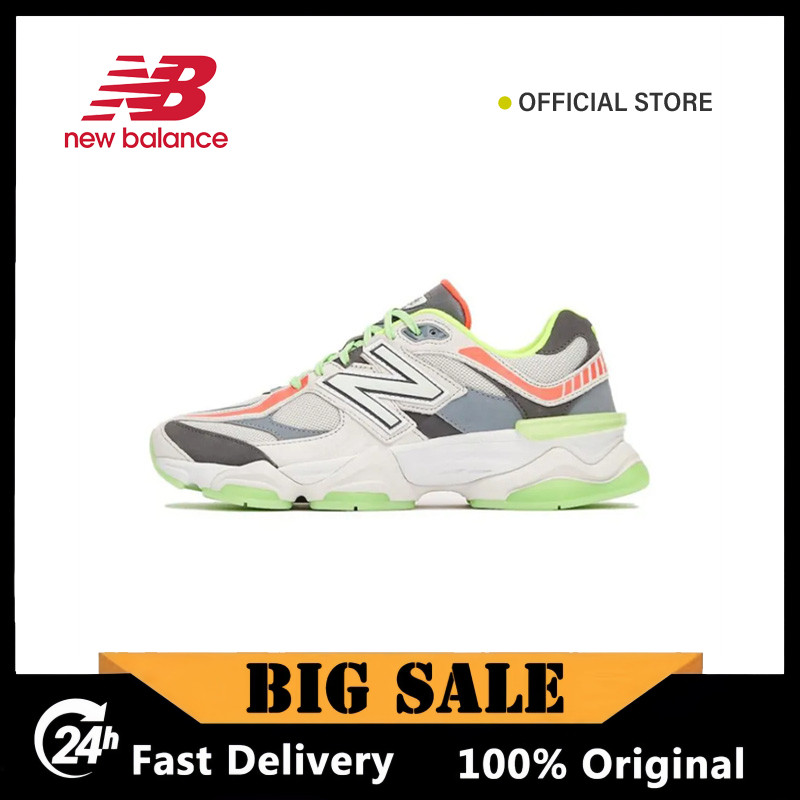 รองเท้าผ้าใบกีฬา New Balance NB 9060 "สีขาวเขียว" รุ่นใหม่ U9060DGG รับประกัน 1 ปี HUPU