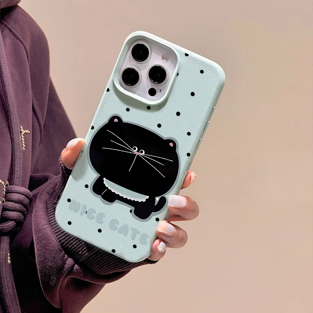 เคสโทรศัพท์ For iPhone 13 11 17 pro max Case iPhone 11 15 16 pro max 14 12 pro max XR XS Max ผิวสัมผัสสุดน่ารัก - รูปที่ 3