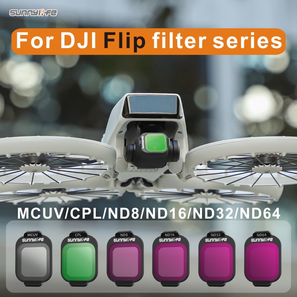 สําหรับ DJI LitoX1/ FLIP Filter, ND64/ND8 Filter, Vlog Aerial Camera ND16 Filter, เลนส์ MCUV, อุปกรณ์เสริมเลนส์พลิก