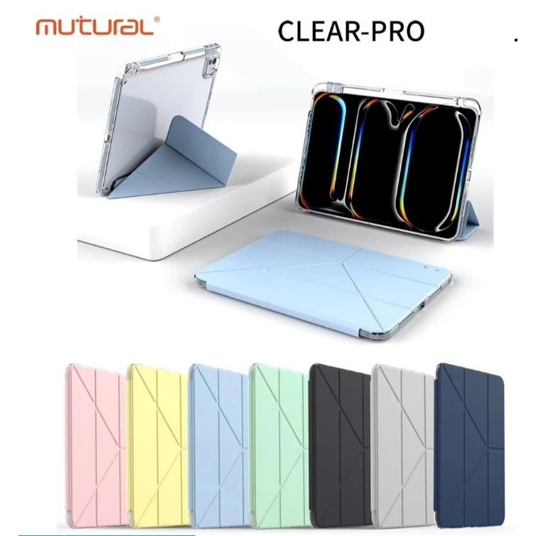 Mutural รุ่น Clear Pro สำหรับ iPad Air 7 6 5 4 / Pro 13 / Pro 11 / M2 M4 / Air 13 / Pro 12.9