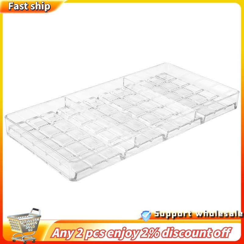 ใน -ช็อกโกแลตบาร์ Maker Candy Mould Break Apart Bar ช็อกโกแลตแม่พิมพ์ช็อกโกแลต Diy Pastry เครื่องมือ