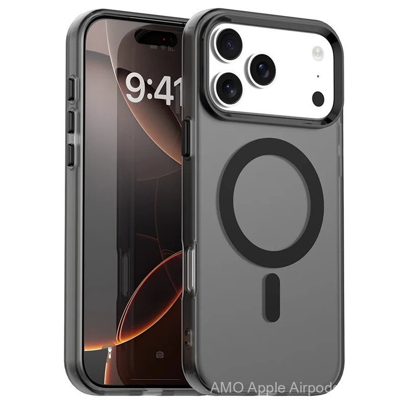 สําหรับ iPhone 17 Pro กรณี iPhone 17 Pro ฝาครอบแม่เหล็ก Matte ทนทานกันชนป้องกันเคสโทรศัพท์สําหรับ iPhone 17 Air Pro Max Funda