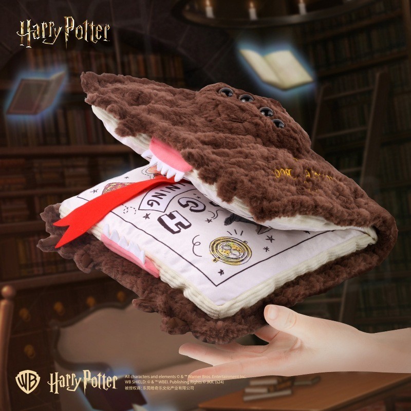 ใหม่ Harry Potter 35 ซม. Monsters Book ตุ๊กตาสร้างสรรค์อุปกรณ์ต่อพ่วง Plush ของเล่น