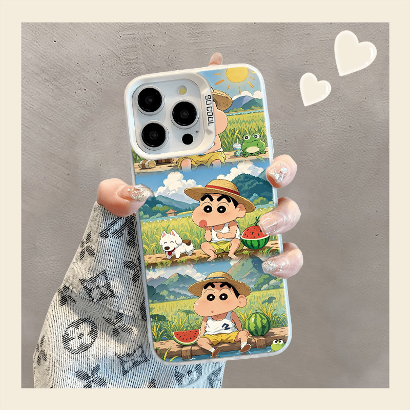 Shinchan สําหรับ Vivo Y17 Y12 Y12S Y30 Y7S Y50 Y100 S10 S10E V23E V23 V25 V27 V29 X60 X70 X80 X90 X1