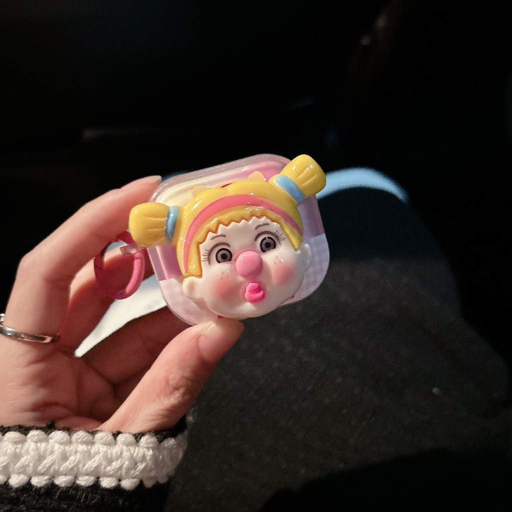 Siam【 88เปียเหลืองห้อย 】เคสหูฟัง i12 i11 เคสใสการ์ตูนนูน 1 2 Airpods3 เคสหูฟังบลูทูธ gen gen1 gen2 A