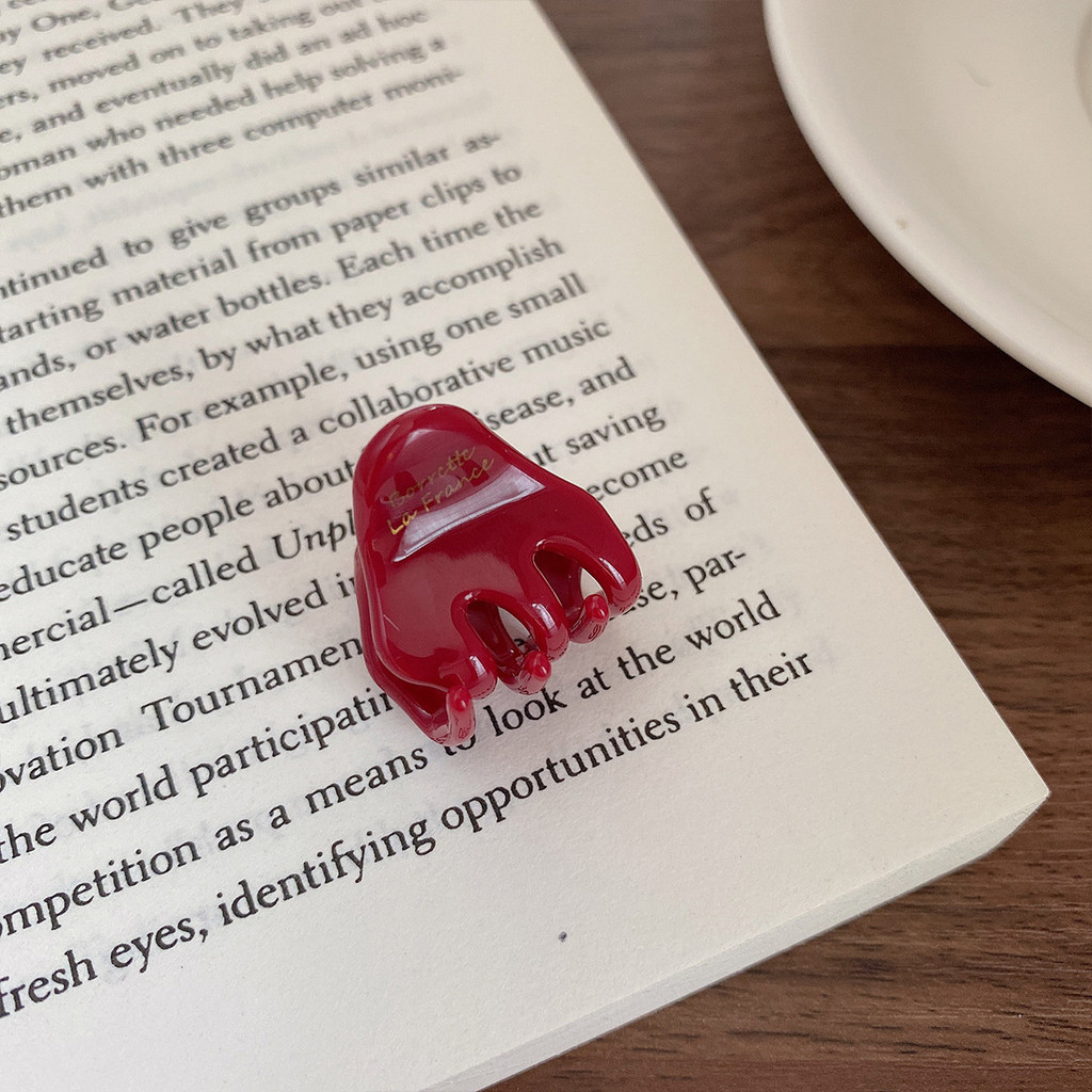 คลิปผมสไตล์เกาหลีน่ารัก ขนาดเล็กทรงย้อนยุค จากวัสดุอะซิเตท ออกแบบเป็นรูปลายปลาฉลาม เพื่อตกแต่งทรงผมเหมือนเจ้าหญิงหรือใช้เป็นเครื่องประดับ - รูปที่ 7