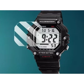 2PCS Soft PET ป้องกันการระเบิดป้องกันหน้าจอฝาครอบป้องกันฟิล์มสําหรับ Casio AE-1600