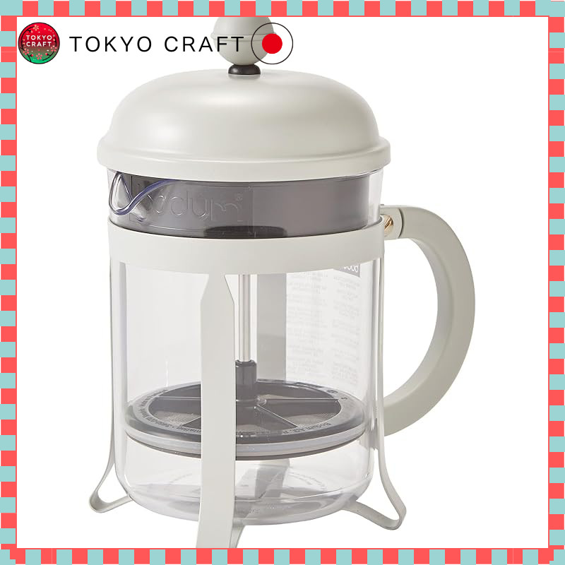 【direct from Japan】
Blue Bottle Coffee Bodum French Press Gray 500ml Coffee