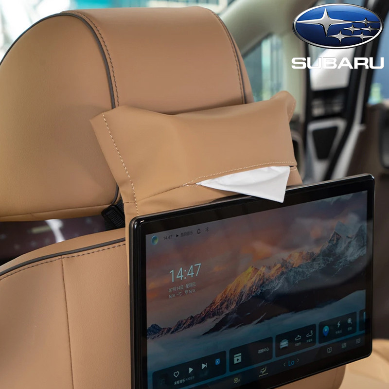 SUBARU Outback Forester XV WRX Wagon Sedan BRZ ในรถยนต์แบบแขวนกล่องทิชชู่กระเ