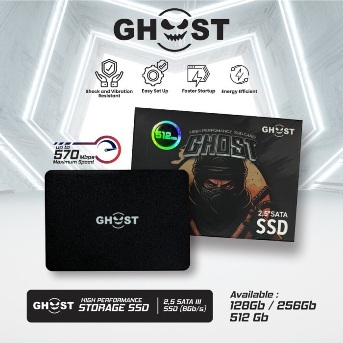 SSD GHOST 512GB SATA III 2.5" 6GB/s SSD 512 GB SATA3