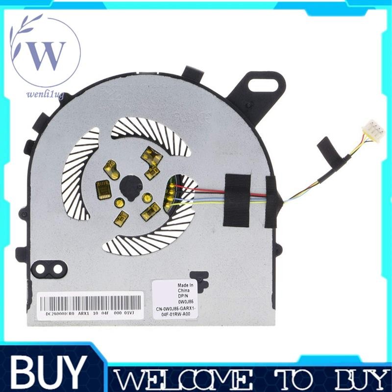 พัดลมระบายความร้อน CPU แล็ปท็อปสําหรับ DELL Inspiron 15 7572 7560 DELL Vostro 5468 5568 0W0J85